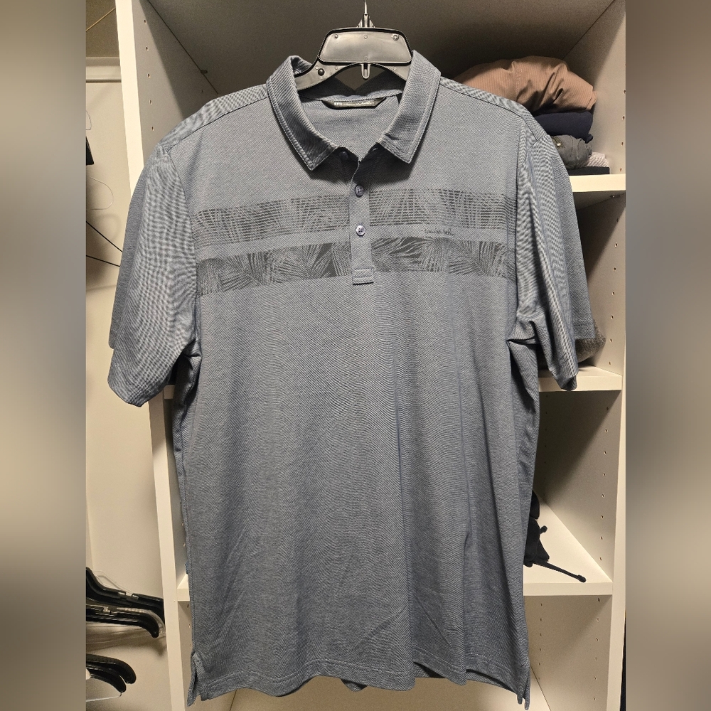 Men's Blue travis mathew Polo golf Shirt